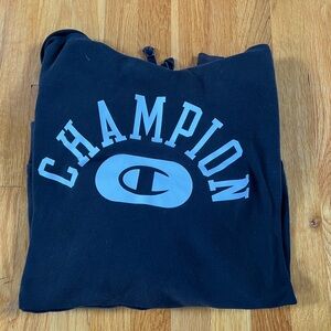 Champion Navy Sweatshirt with Logo